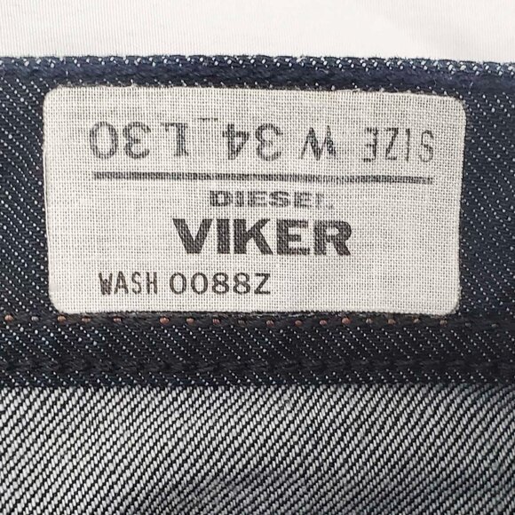 Diesel Industries Mens Viker 0088Z Dark Denim Pants Jeans 36" - Picture 9 of 11